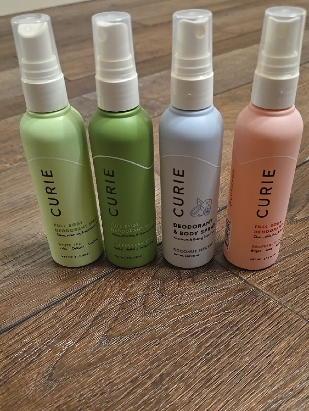 CURIE Full Body Deodorant Spray